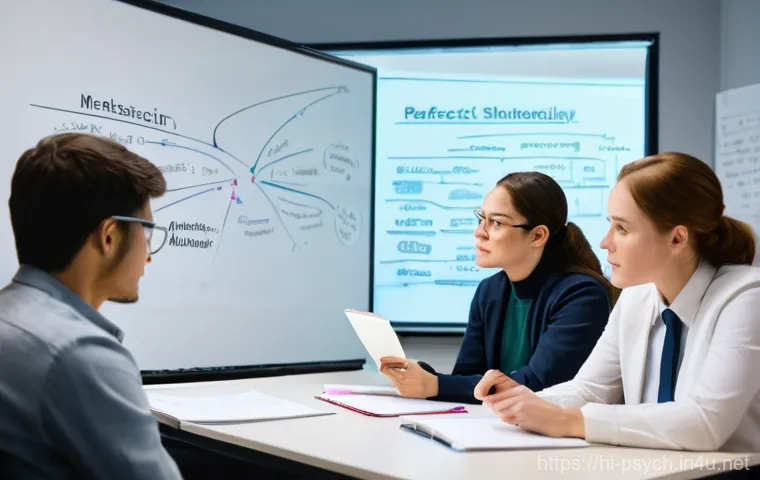 심리학 교수 직업 - **Prompt 1: The Budding Psychologist's Journey**
    "A young, diverse group of university students,...