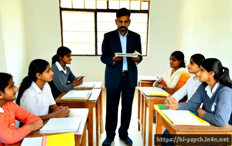 심리학 전공 과목 설명 - Photorealistic university psychology classroom in India, a South Asian professor explaining a brain ...